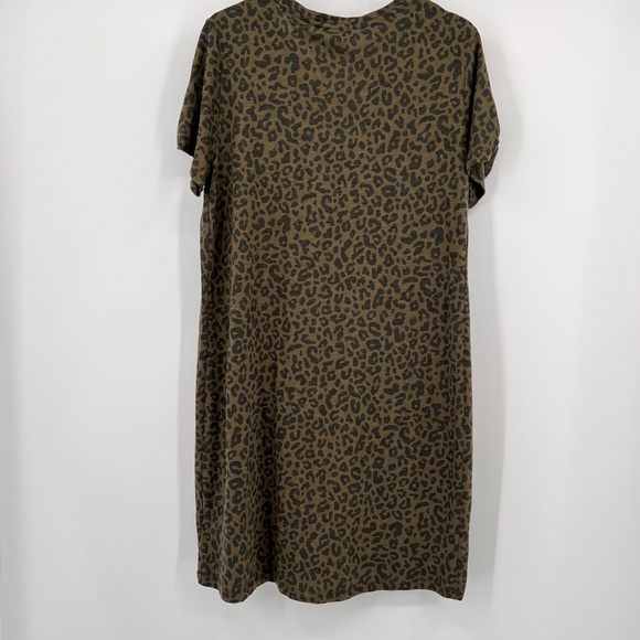 SANCTUARY SO TWISTED T-SHIRT DRESS ANIMAL PRINT  Size XL NWT - Picture 3 of 10